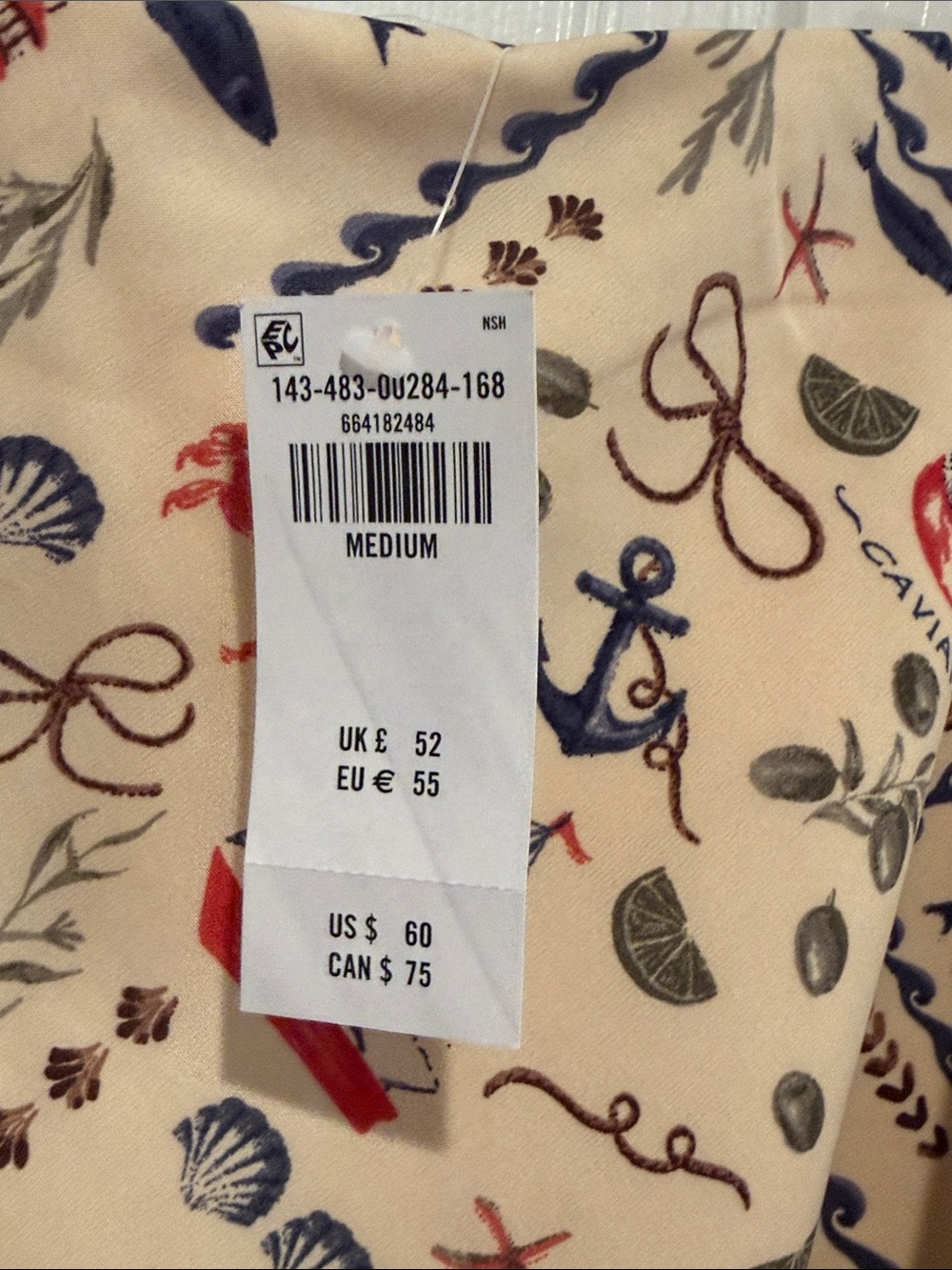 Abercrombie & Fitch Nautical Print A-Line Skort - Picture 3 of 5